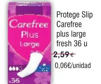 FROIZ CAREFREE Protege Slip plus large fresh oferta