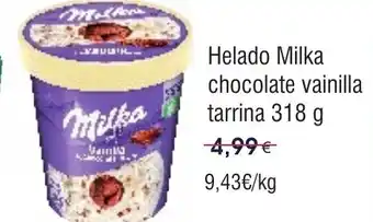 FROIZ MILKA Helado chocolate vainilla Danomino tarrina oferta