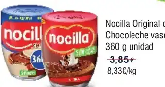 FROIZ NOCILLA Original o Chocoleche vaso oferta