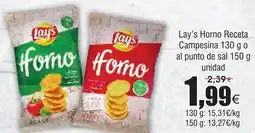 FROIZ LAY'S Horno Receta Campesina o al punto de sal oferta