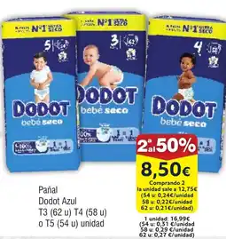 FROIZ DODOT Pañal Azul oferta