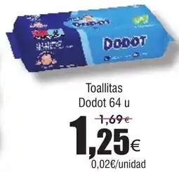 FROIZ DODOT Toallitas 64 u oferta