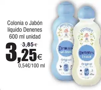 FROIZ Colonia o Jabón líquido Denenes oferta