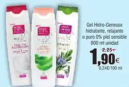 FROIZ Gel Hidro-Genesse hidratante, relajante o puro 0% piel sensible oferta