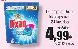 FROIZ DIXAN Detergente trio caps azul 24 lavados oferta