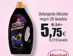 FROIZ Detergente Micolor negro 28 lavados oferta