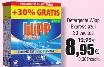 FROIZ WIPP Detergente Express azul 30 cacitos oferta