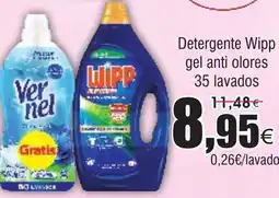 FROIZ WIPP Detergente gel anti olores 35 lavados oferta