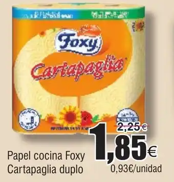 FROIZ FOXY Papel cocina Cartapaglia duplo oferta