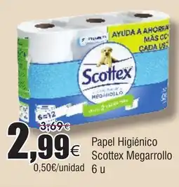 FROIZ SCOTTEX Papel Higiénico Megarrollo oferta