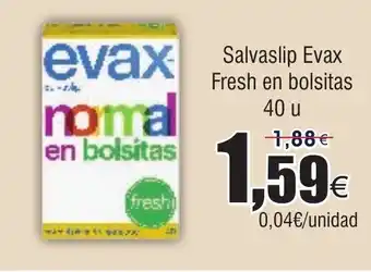 FROIZ EVAX Salvaslip Fresh en bolsitas oferta