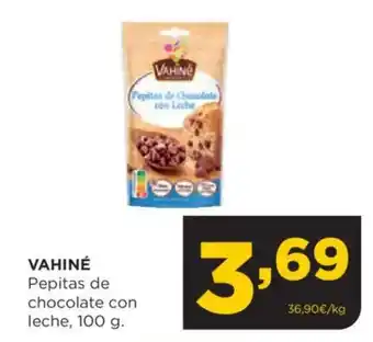 Alimerka VAHINÉ Pepitas de chocolate con leche oferta