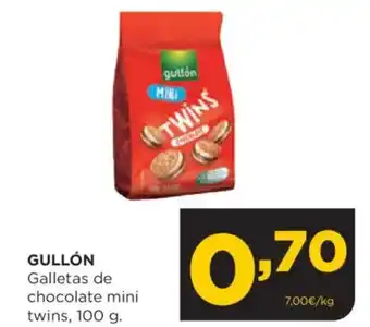 Alimerka GULLÓN Galletas de chocolate mini twins oferta