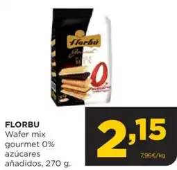 Alimerka FLORBU Wafer mix gourmet 0% azúcares añadidos oferta