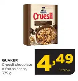 Alimerka QUAKER Cruesli chocolate o frutos secos oferta