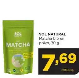 Alimerka SOL NATURAL Matcha bio en polvo oferta