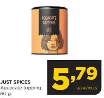 Alimerka JUST SPICES Aguacate topping oferta