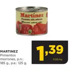 Alimerka MARTINEZ Pimientos morrones, p.n.: oferta