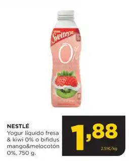 Alimerka NESTLÉ Yogur líquido fresa & kiwi 0% o bifidus mango&melocotón 0% oferta