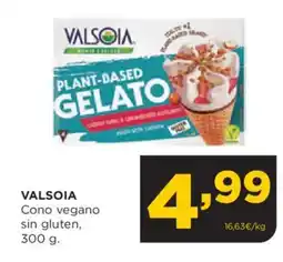 Alimerka VALSOIA Cono vegano sin gluten oferta