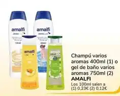 Supeco Amalfi - champú o gel de bano oferta