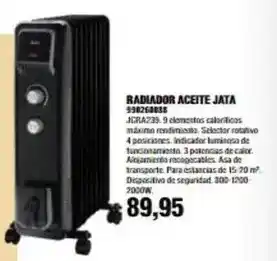 Coinfer Jata - radiador aceite oferta