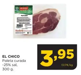 Alimerka EL CHICO Paleta curada -25% sal, oferta