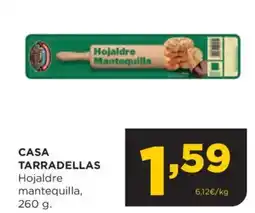 Alimerka TARRADELLAS Hojaldre mantequilla, oferta