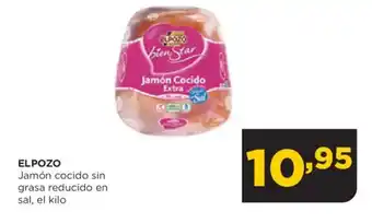 Alimerka ELPOZO Jamón cocido sin grasa reducido en sal oferta