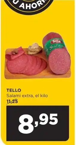 Alimerka TELLO Salami extra oferta