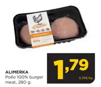 Alimerka ALIMERKA Pollo 100% burger meat oferta