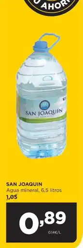 Alimerka SAN JOAQUIN Agua mineral oferta