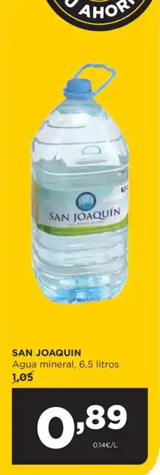 Alimerka SAN JOAQUIN Agua mineral oferta