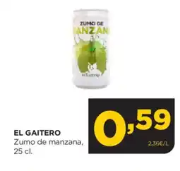 Alimerka EL GAITERO Zumo de manzana, oferta