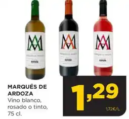 Alimerka MARQUÉS DE ARDOZA Vino blanco, rosado o tinto, oferta