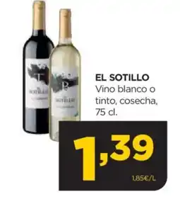 Alimerka EL SOTILLO Vino blanco o tinto, cosecha oferta