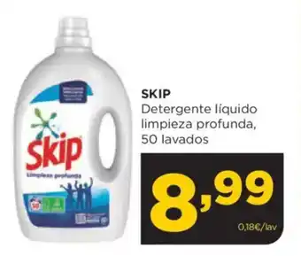 Alimerka SKIP Detergente líquido limpieza profunda, 50 lavados oferta