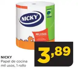 Alimerka NICKY Papel de cocina mil usos, 1 rollo oferta