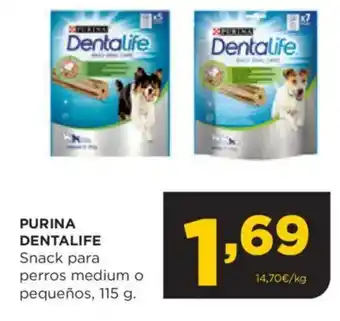 Alimerka PURINA DENTALIFE Snack para perros medium o pequeños oferta