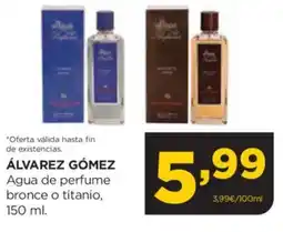 Alimerka ÁLVAREZ GÓMEZ Agua de perfume bronce o titanio oferta