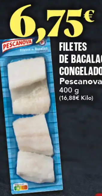 Gadis PESCANOVA Filetes de bacalao congelado oferta