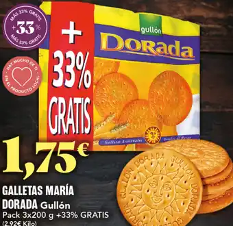 Gadis GULLON Galletas maría dorada oferta