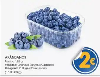 Supermercados Plaza Arandanos oferta