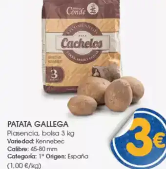 Supermercados Plaza Patata gallega oferta