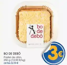 Supermercados Plaza BO DE DEBÓ Pastel de atún oferta