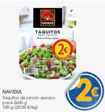 Supermercados Plaza NAVIDUL Taquitos de jamón serrano oferta