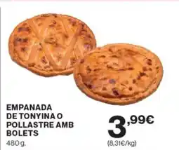 Supercor Exprés Empanada de tonyina o pollastre amb bolets oferta