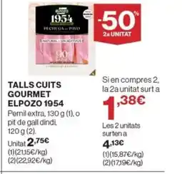 Supercor Exprés ELPOZO 1954 Talls cuits gourmet oferta