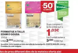 Supercor Exprés Formatge a talls edam o gouda oferta