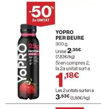 Supercor Exprés YOPRO Per beurre oferta